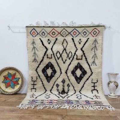Artisanal Delight: Authentic Moroccan Azilal Berber Rugs