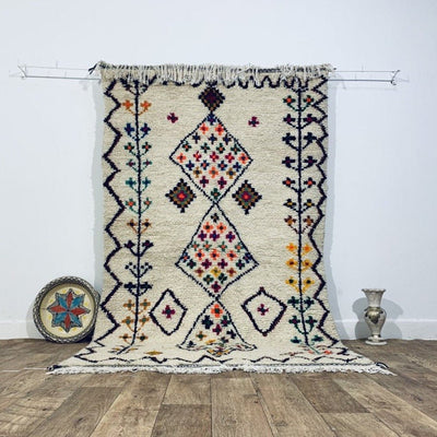 Experience Artisanal Elegance: Authentic Moroccan Azilal Rugs