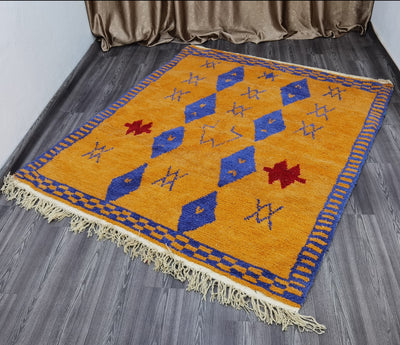 Chic Home Decor Discover Berber Heritage with an Authentic Boujaad Moroccan Rug