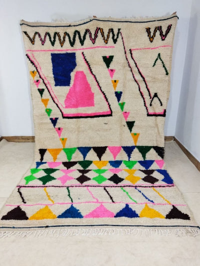 Handmade Moroccan Azilal Rug Berber Craftsmanship in a Stylish Design