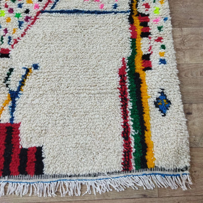 Moroccan Azilal Berber Rugs - Authentic Moroccan Multicolored Wool