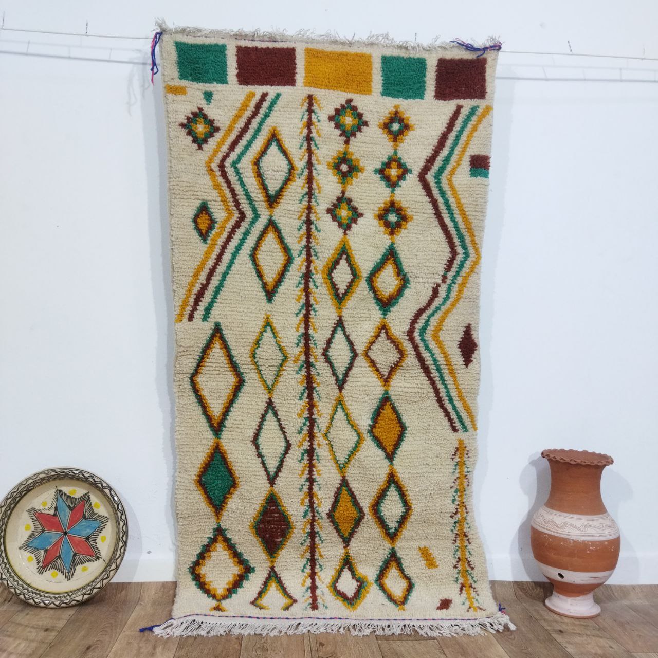 Bohemian Moroccan Berber Runner Rug