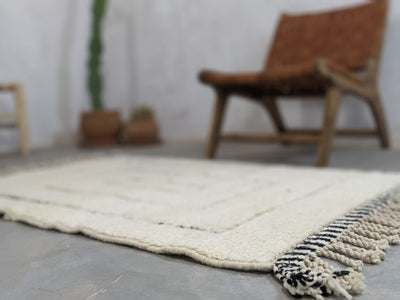 Small Moroccan Rugs - Berber Handwoven Rugs for Home Décor (147 x 100 cm)