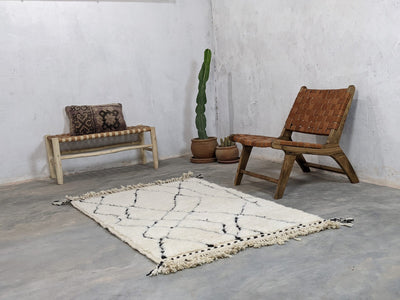 Small Moroccan Rugs - Berber Handwoven Rugs for Home Décor (160 x 110 cm)