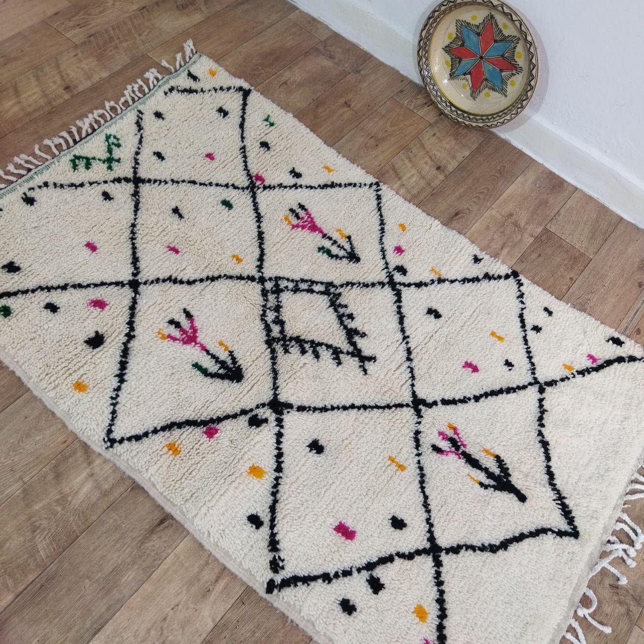 Authentic Azilal Berber Rugs - Handcrafted with Natural Wool Addition