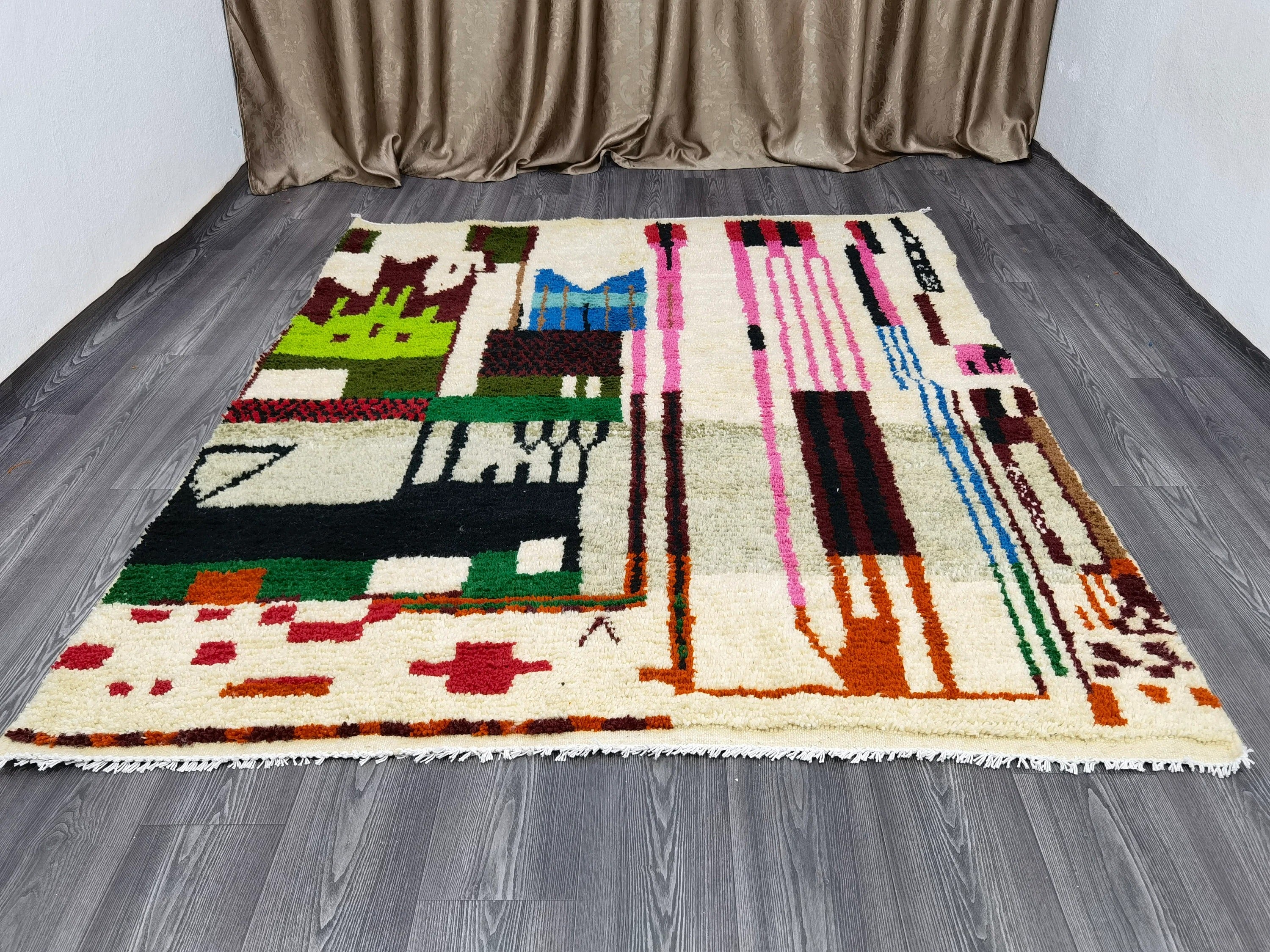 Elevate Your Space with an Authentic Boujaad Moroccan Rug: A Berber Masterpiece