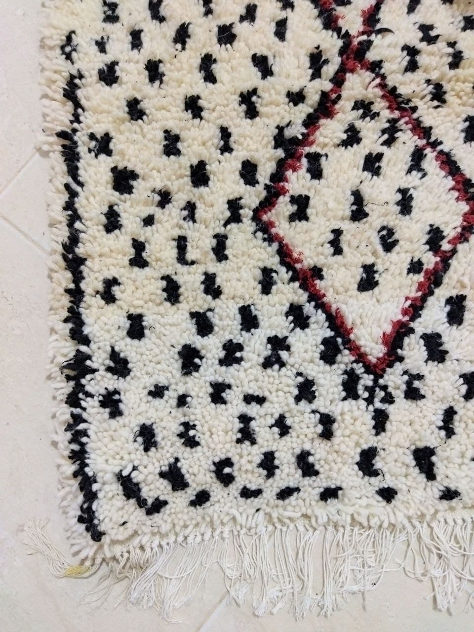 Moroccan rug Beni Ouarain rug 5x8 ft Handmade rug Berber rugrugsMoroccan Rugs Handmade Beni Ourain Rug - Berber Rug