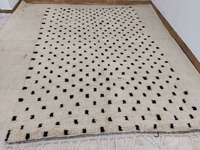 Moroccan rug Beni Ouarain rug 6x9 ft Handmade rug Berber rugrugsMoroccan Rugs Handmade Beni Ourain Rug - Berber Rug