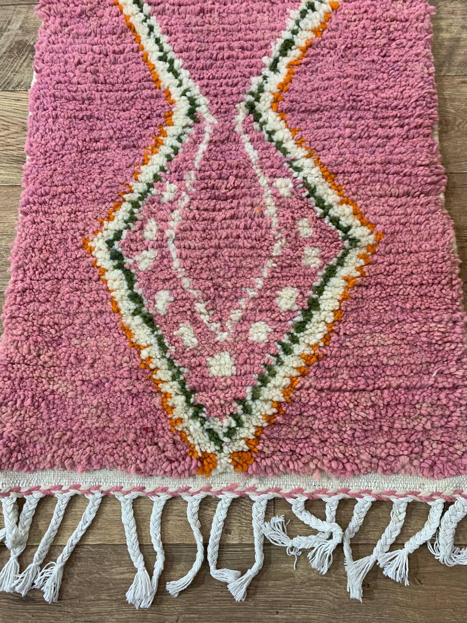 Moroccan rug Style Azilal rug 2x10 ft Handmade rug Berber rugrugsMoroccan Rugs Handmade Beni Ourain Rug - Berber Rug