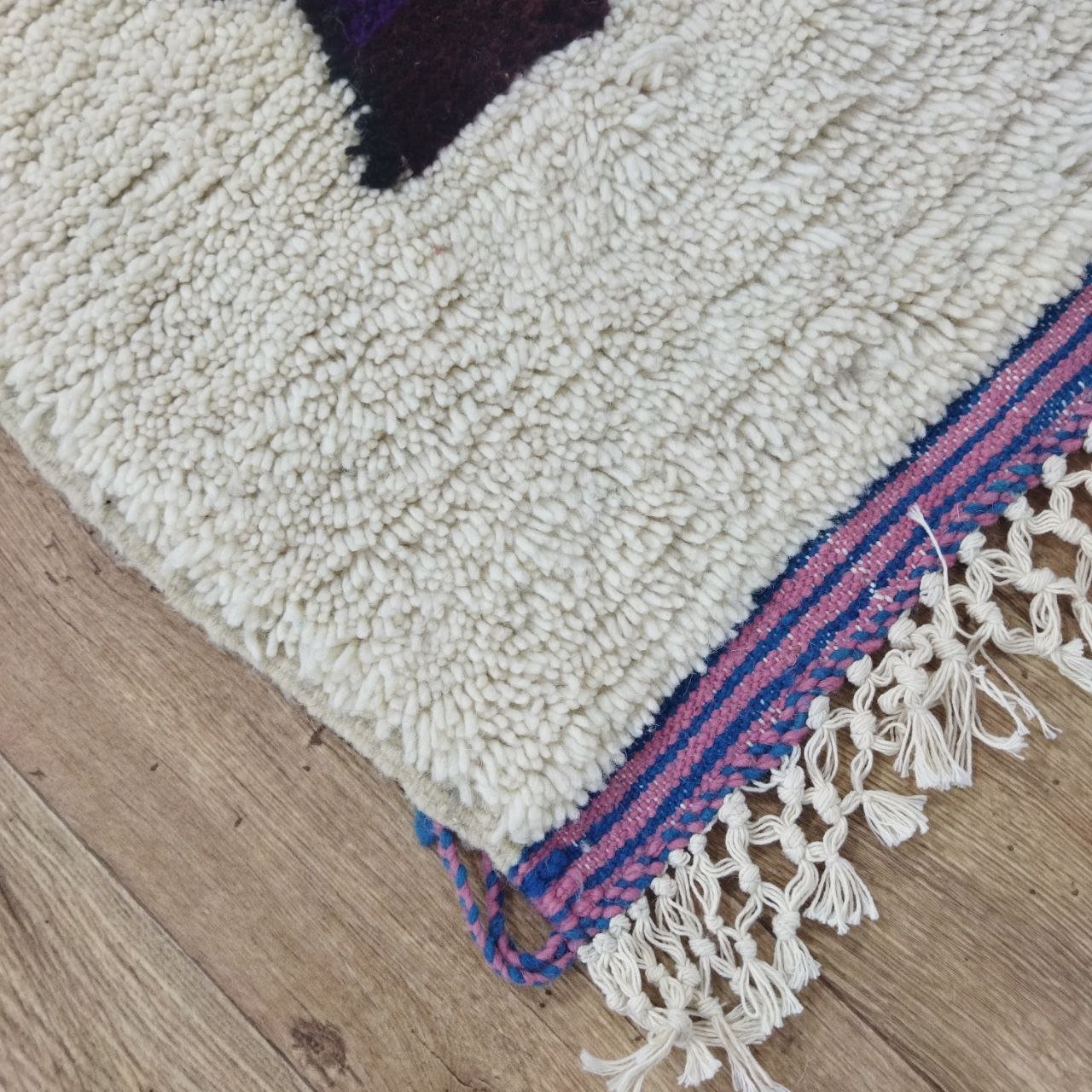 Moroccan rug Style Azilal rug 2x5 ft Handmade rug Berber rugrugsMoroccan Rugs Handmade Beni Ourain Rug - Berber Rug