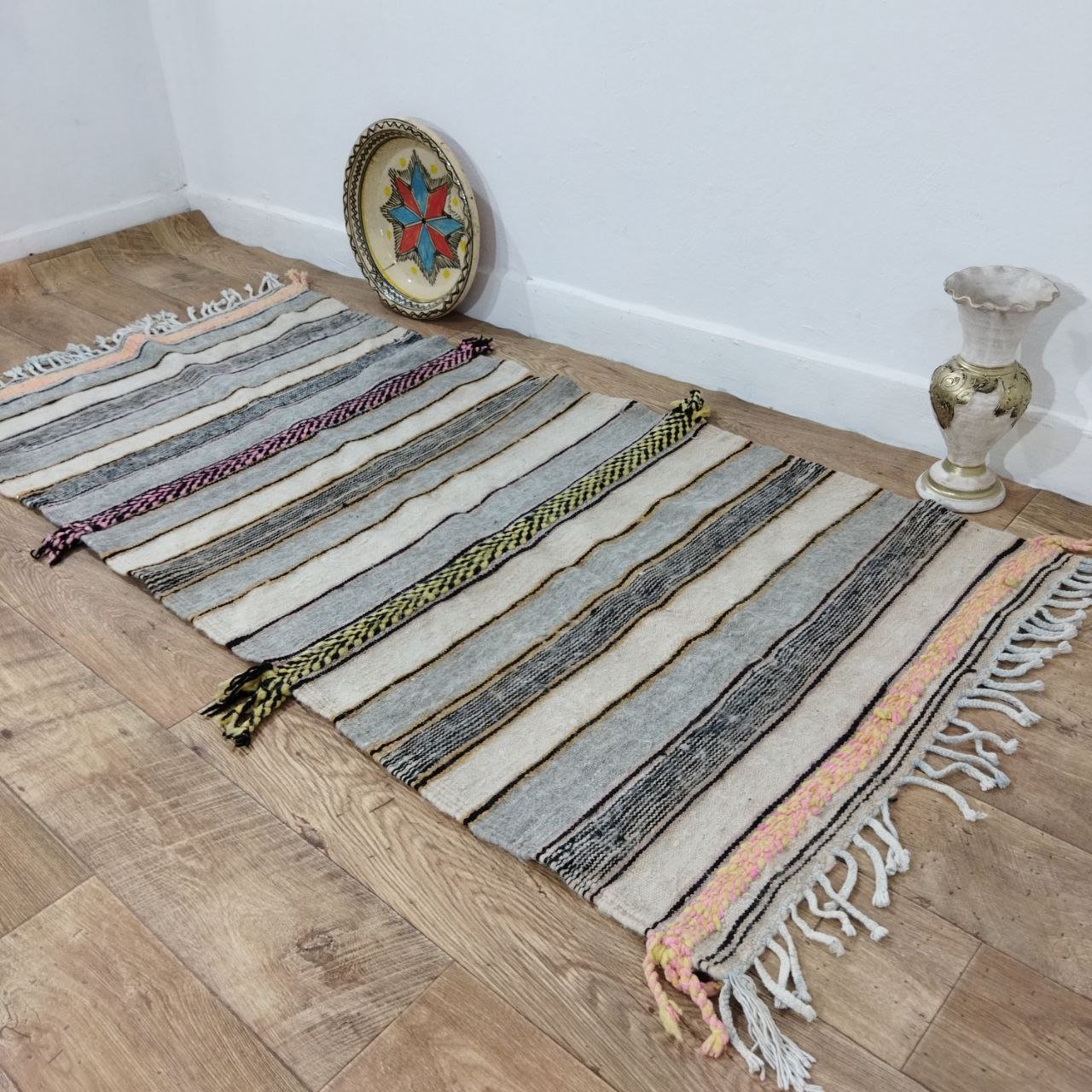 Moroccan rug Style Azilal rug 2x6 ft Handmade rug Berber rugrugsMoroccan Rugs Handmade Beni Ourain Rug - Berber Rug