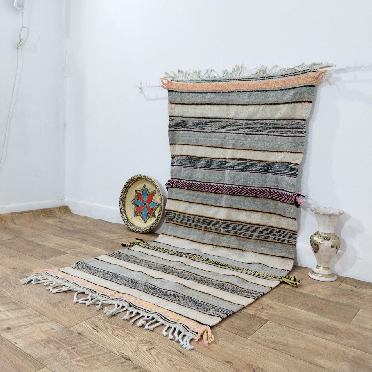 Moroccan rug Style Azilal rug 2x6 ft Handmade rug Berber rugrugsMoroccan Rugs Handmade Beni Ourain Rug - Berber Rug