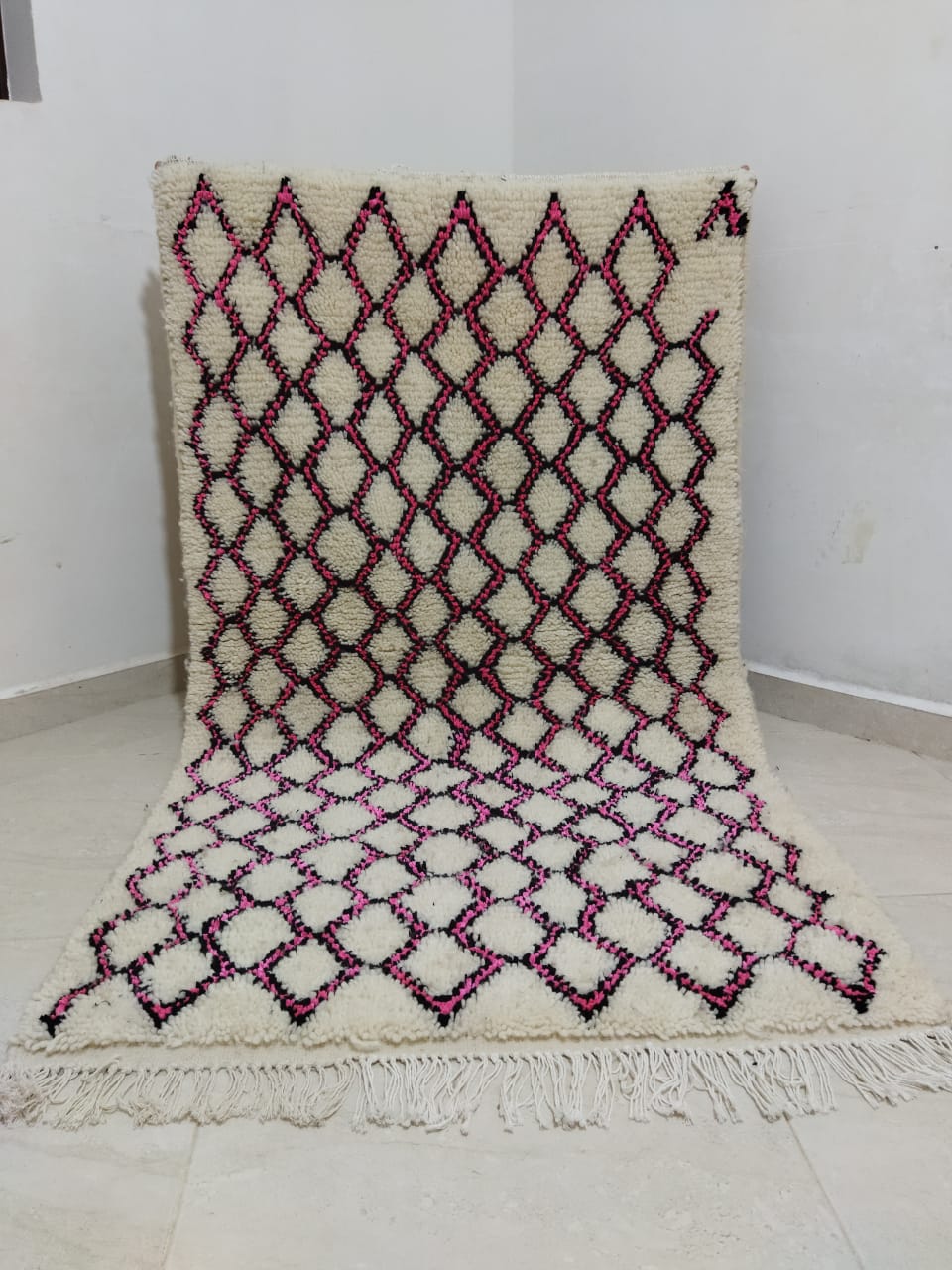 Moroccan rug Style Azilal rug 3x5 ft Handmade rug Berber rugRugsMoroccan Rugs Handmade Beni Ourain Rug - Berber Rug