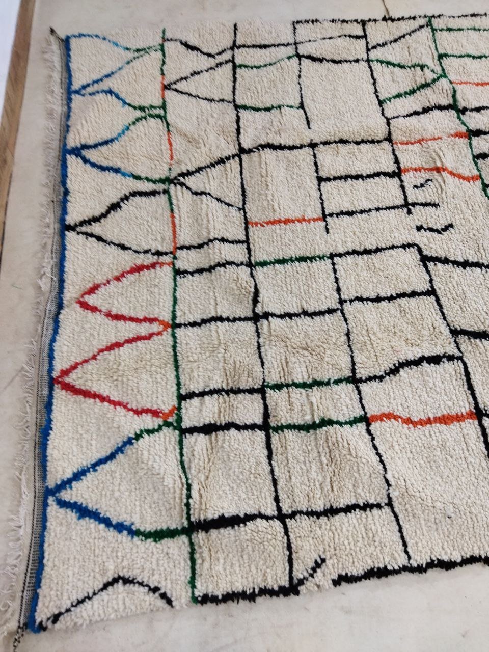 Moroccan rug Style Azilal rug 6x10 ft Handmade rug Berber rugrugsMoroccan Rugs Handmade Beni Ourain Rug - Berber Rug