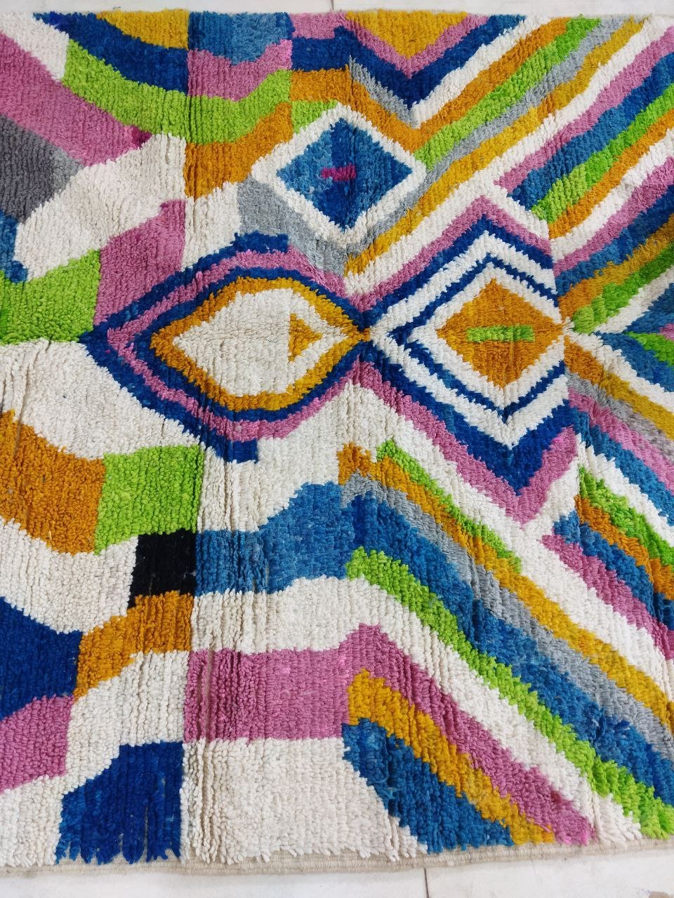 Moroccan rug Style Azilal rug 6x10 ft Handmade rug Colorful Area RugrugsMoroccan Rugs Handmade Beni Ourain Rug - Berber Rug