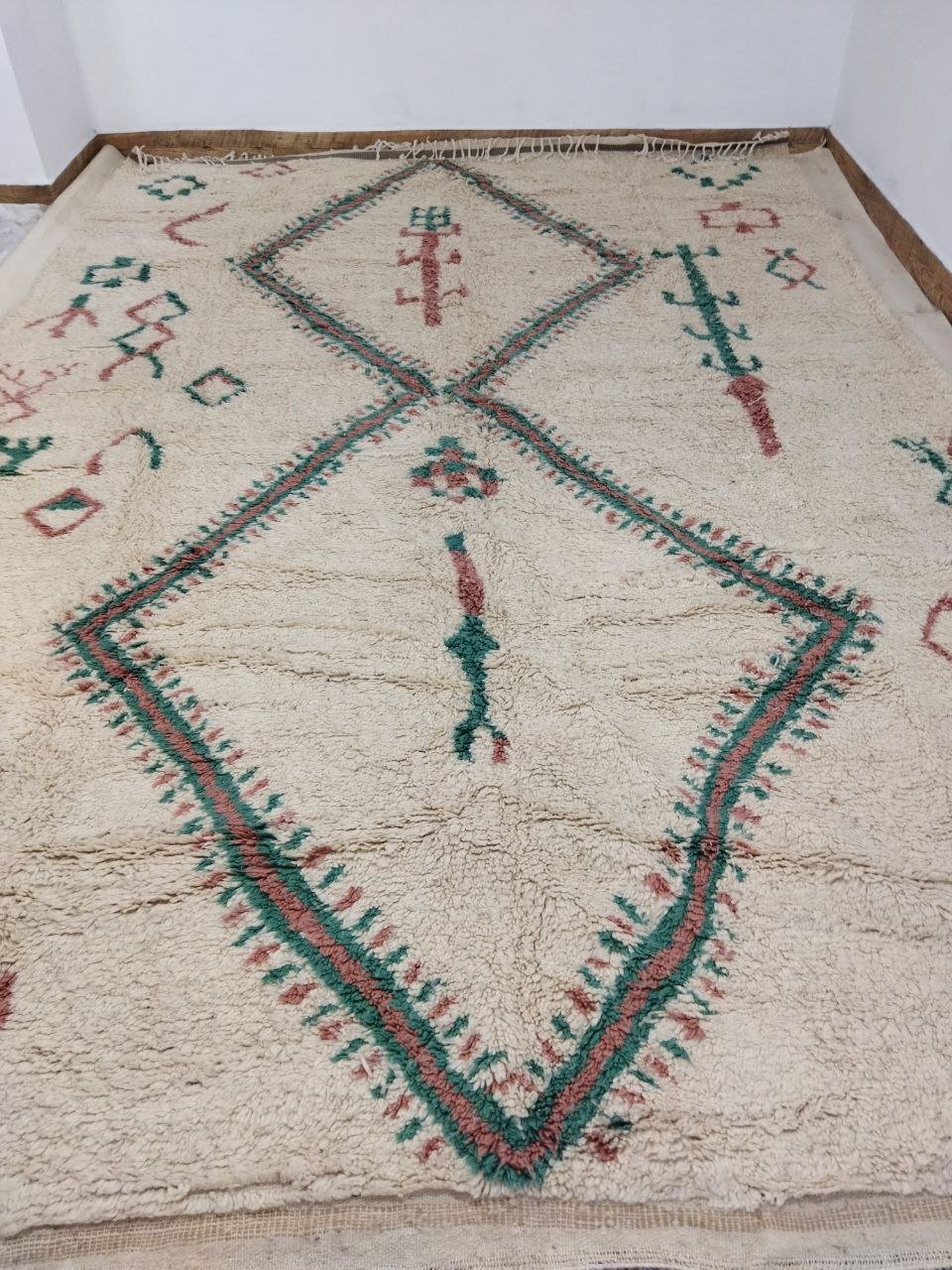Moroccan rug Style Azilal rug 8x13 ft Handmade rug Berber rugrugsMoroccan Rugs Handmade Beni Ourain Rug - Berber Rug
